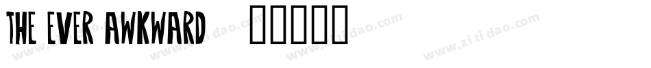 The Ever Awkward字体转换
